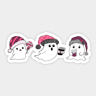 Ghosts of Christmas Sticker